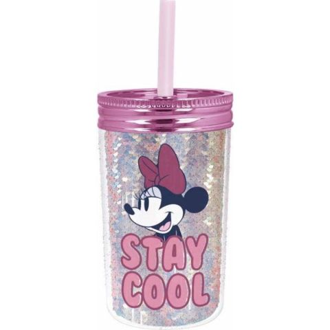 Stor Dw Straw Tumbler Minnie Stay Cool 370 ml