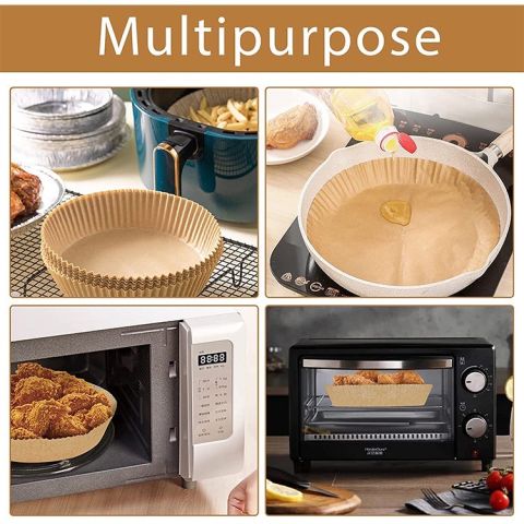 Mr. Chef Air Fryer & Oven Disposable Paper Liner 16 cm - 100 Pcs