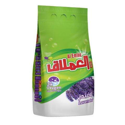 Al Emlaq Laundry Powder Automatic 3 kg - Lavender - Bag