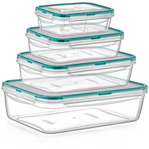Plast Art Fresh Box Rect Set of 4 pcs (0,4 LT. + 0,8 LT. + 1,4 LT. + 2,5 LT.)