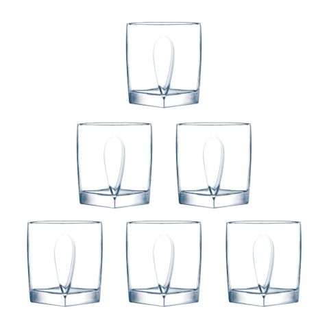 Luminarc Flame Low Ball Cups Set of 6 Pcs - 300 ml