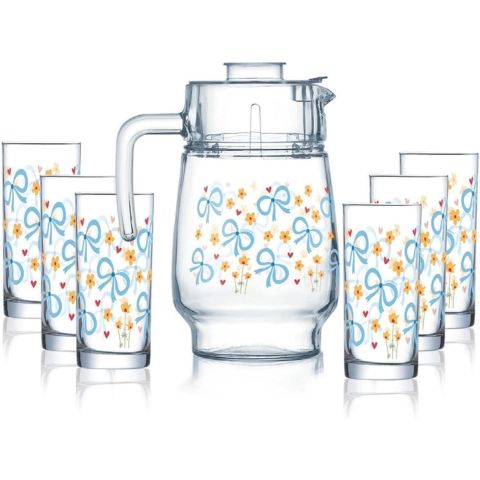 luminarc floreme amsterdam tivoli 7 pc set