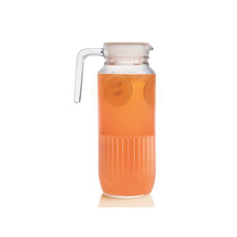 Luminarc Gridz Fridge Glass Jug 1.3 L + Lid