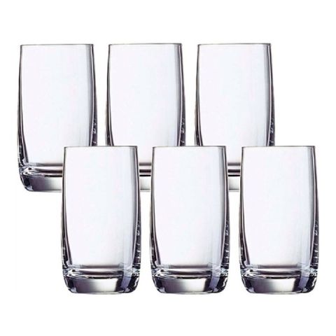 Luminarc Vigne High Ball Cups Set of 6 Pcs - 330 ml