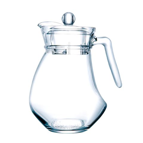 Luminarc Wavy Glass Jug with Lid 1.3 L