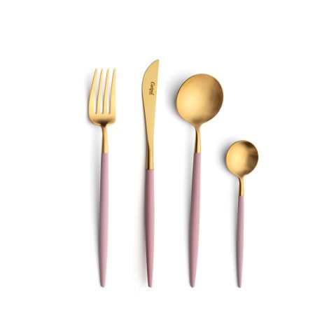 FNS Mino 24 Pcs Cutlery Set (Pink/Gold)