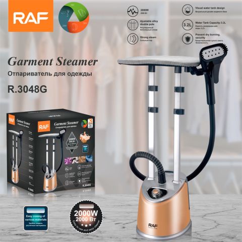 2-in-1 RAF Garment Steamer with Ironing Board 2000W