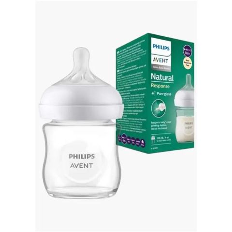 PHILIPS AVENT NATURAL 3.0 FEEDING BOTTLE GLASS 120ML X1