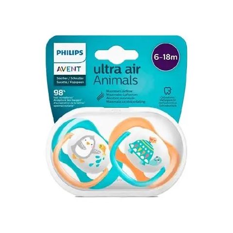 PHILIPS AVENT STHR AIR COLL 6-18 MX ANIMALS X2