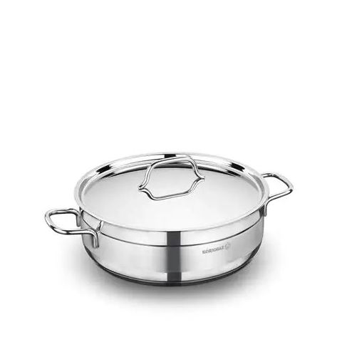 KORKMAZ ALFA LOW CASSEROLE (24X8 CM / 3.5 LT)