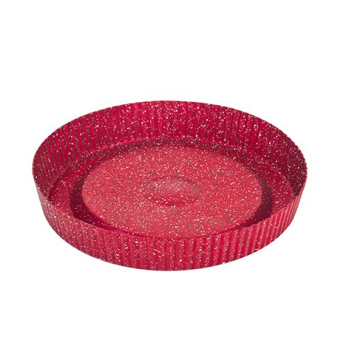 قالب دائري للكعك جرانيت أحمر من OMS