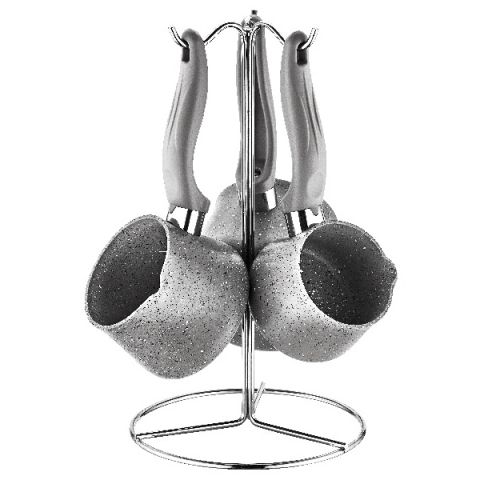 OMS Granite Coffee Pots Set of 3 With Stand 