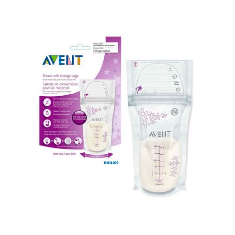 Philips Avent Breast milk storage bags (180ML X 25 PCS)