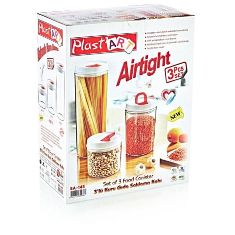 Plast Art Container 3pcs Set