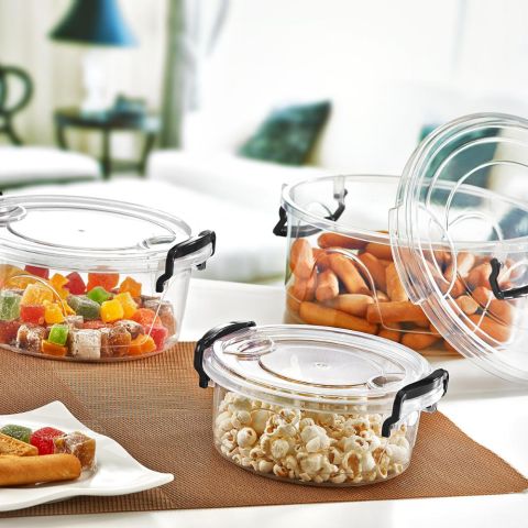 Plast Art Bonny Box Round 3 pcs Set 