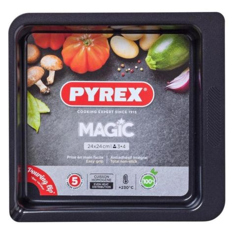 صينية فرن مربعة 24×24 سم من بايركس 