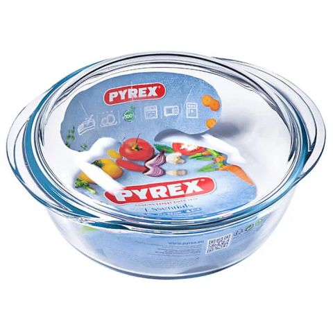 Pyrex Round Casserole With Lid (1.1 Lt. + 0.3 Lt.)