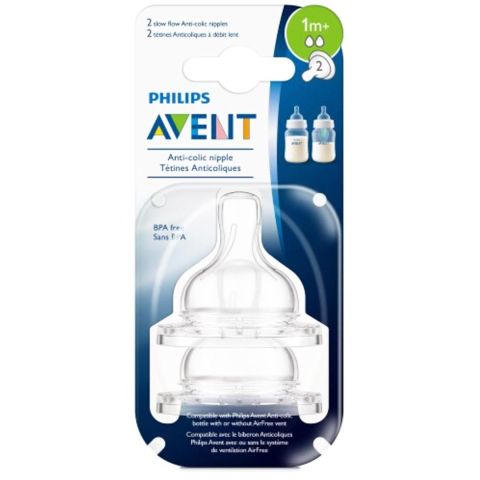 Philips Avent Classic+ Teat 2 Hole X 2