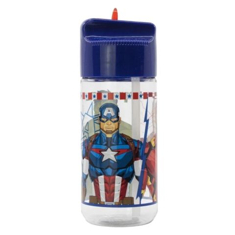 Stor Small Tritan Hydro Bottle Avengers Comic Heroes 430 Ml