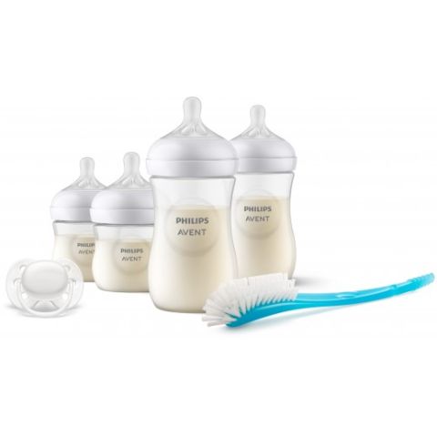 Philips Avent NATURAL 3.0 FEEDING NEWBORN GIFT SET W/ 4 BOTTLES