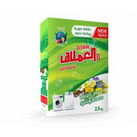 Al Emlaq Powder Detergent Automatic 2.5 Kg - Spring Breeze - Box