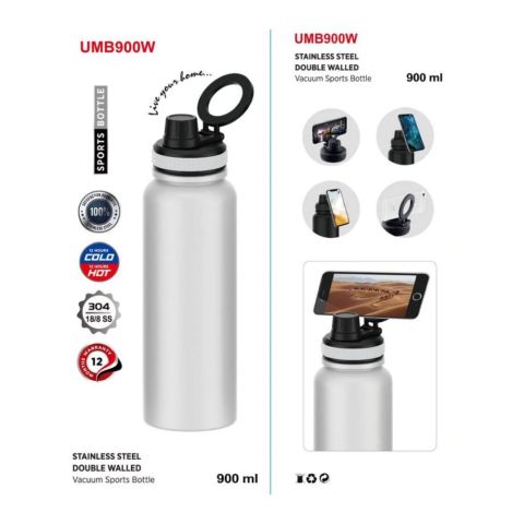 EMJOI Stainless Steel Sport Bottle With MagSafe 900ML