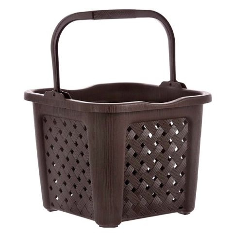 Tontarelli Square Basket with Handle 38 x 38 x h31.5 cm