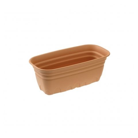 Tontarelli "Tullipan" Rectangular Pot 40x20cm with Hole