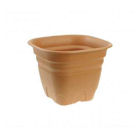 Tontarelli "Tullipan" Square Pot 30cm with Hole