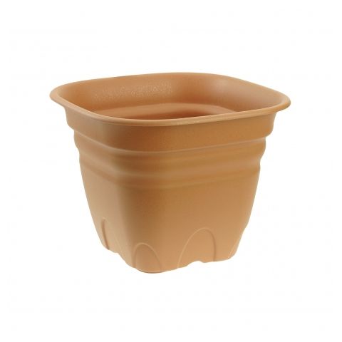 Tontarelli "Tullipan" Square Pot 40 cm with Hole