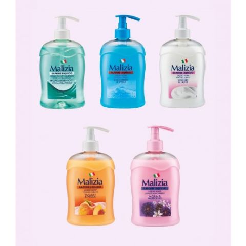 Malizia Liquid Hand Soap Assorted 2 x 500 ml 