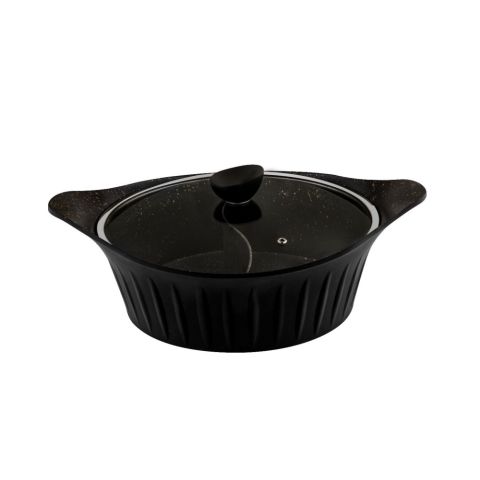 OMS Tashan Granite Devided Casserole with Lid