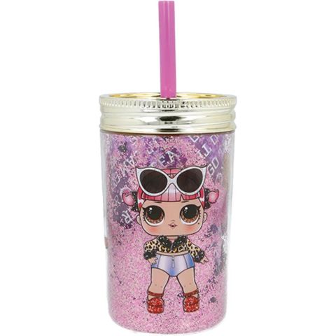 STOR Double Walled LOL Straw Tumbler 370ml